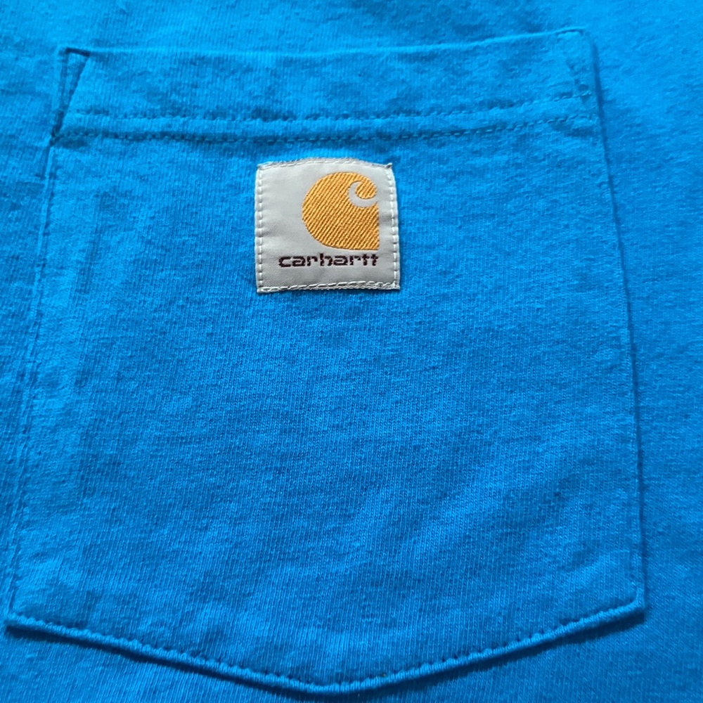 Carhartt Blue T-Shirt with Pocket
